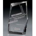 Clear Achievement Crystal Award (4"x6"x1")